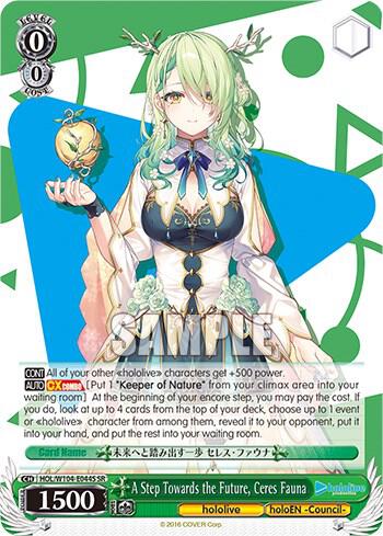 A Step Towards the Future, Ceres Fauna (SR)