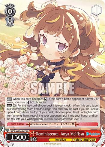 Reminiscence アーニャ・メルフィッサ　SSP Reminiscence, Anya Melfissa - hololive production Vol.2