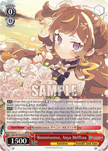 Reminiscence, Anya Melfissa (SR)