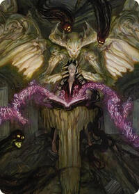 Demonic Tutor Art Card - Art Series: Commander Masters - Magic: The Gathering card