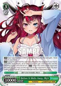 Before It Melts Away, IRyS (HOL/W104-PE02 PR) card
