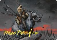 Godo, Bandit Warlord Art Card (Gold-Stamped Signature)
