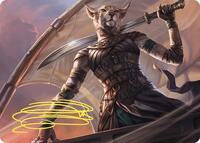 Mirri, Weatherlight Duelist Art Card (Gold-Stamped Signature)
