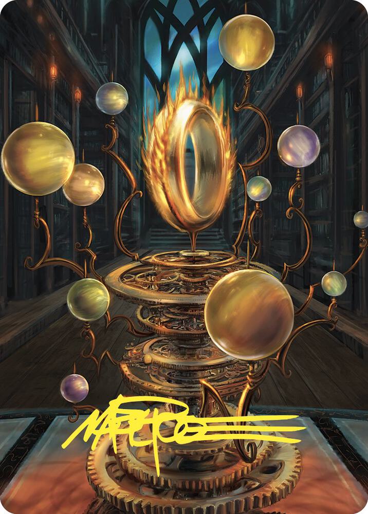 Sol Ring Art Card (Gold-Stamped Signature) - Art Series: Commander