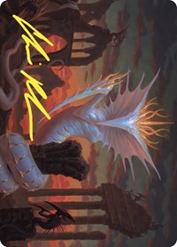 Sliver Gravemother Art Card (Gold-Stamped Signature)