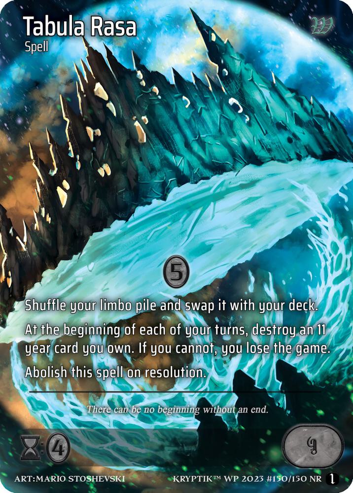 Tabula Rasa - Wicked Prophecy [Wave 1] - Kryptik TCG - TCGplayer.com