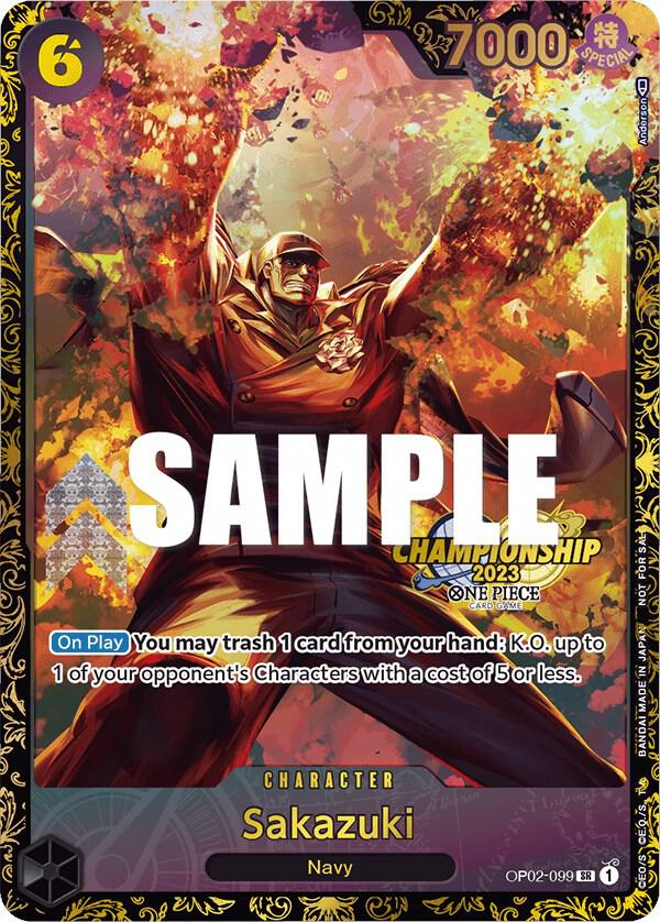 Sakazuki (Championship 2023) - One Piece Promotion Cards
