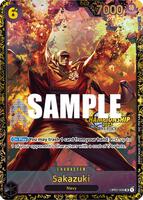 サカズキ　チャンピオンシップ2023 英語版 PSA10】サカズキ SR パラレル チャンピオンシップ2023 英語版