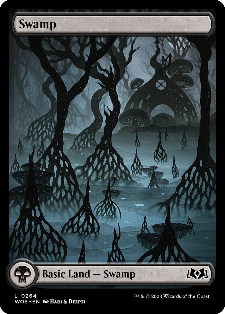 Swamp (0264) - Wilds of Eldraine - Magic: The Gathering