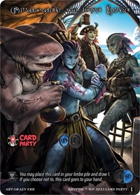 Card Party Unified by the Code (Glass Foil)