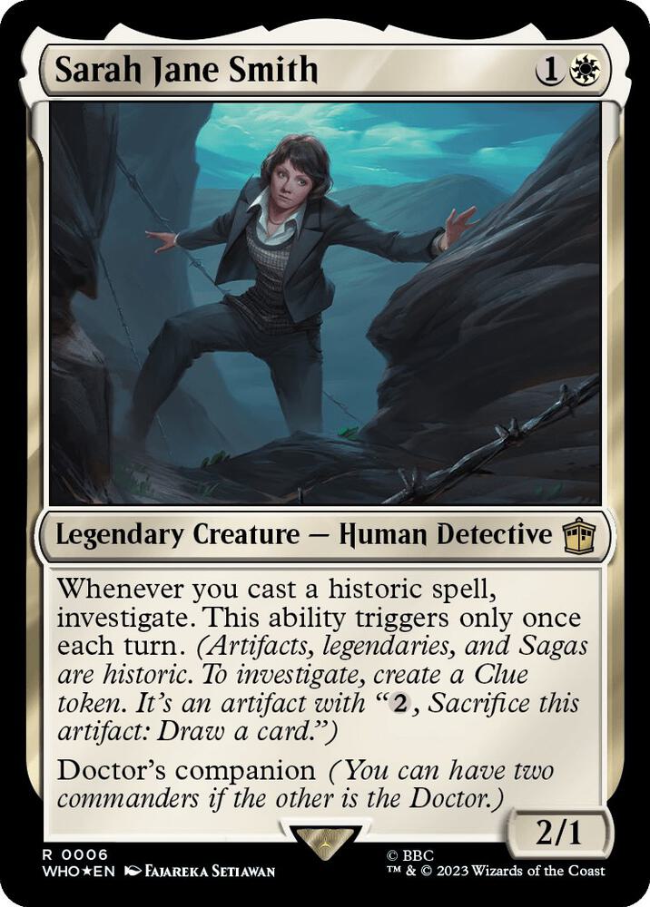 Sarah Jane Smith - Universes Beyond: Doctor Who - Magic: The Gathering
