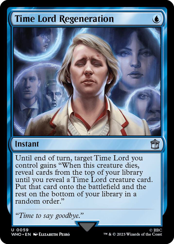 Time Lord Regeneration 59 card