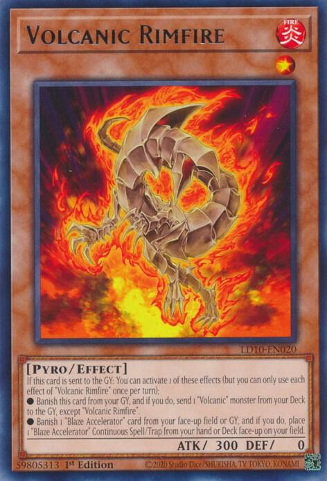 英語版　Volcanic  Volcanic Rimfire - Legendary Duelists: Soulburning Volcano