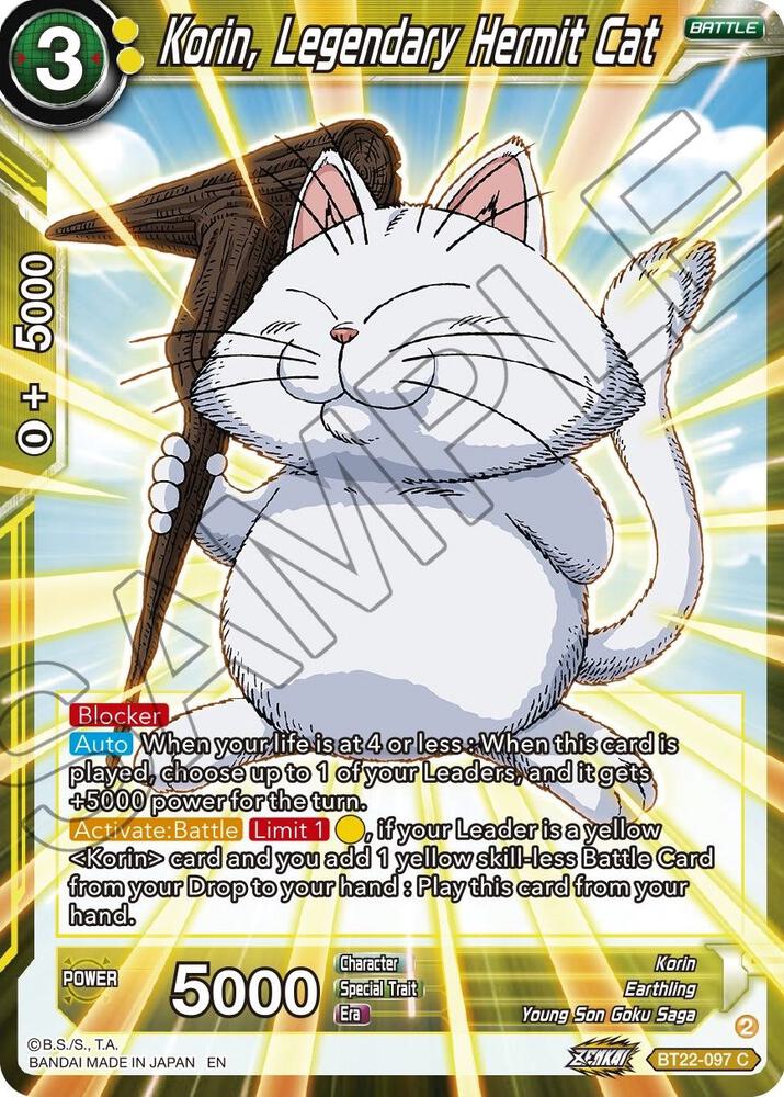 Korin, Legendary Hermit Cat - Critical Blow - Dragon Ball Super