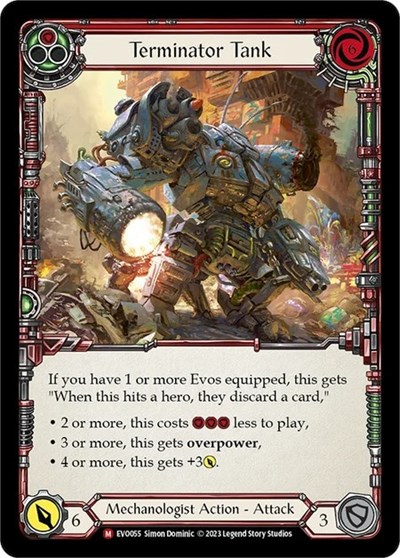 Terminator Tank Bright Lights card price