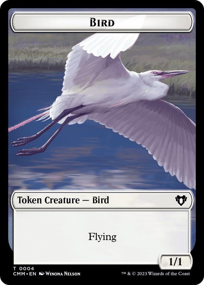 Bird // Zombie (0013) Double-Sided Token