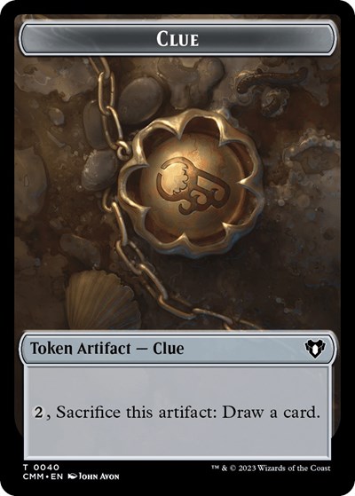 Clue // Knight Double-Sided Token