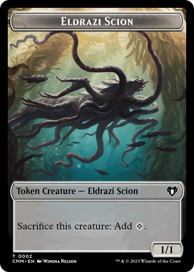 Eldrazi Scion // Dwarf Berserker Double-Sided Token