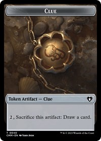 Clue // Satyr Double-Sided Token