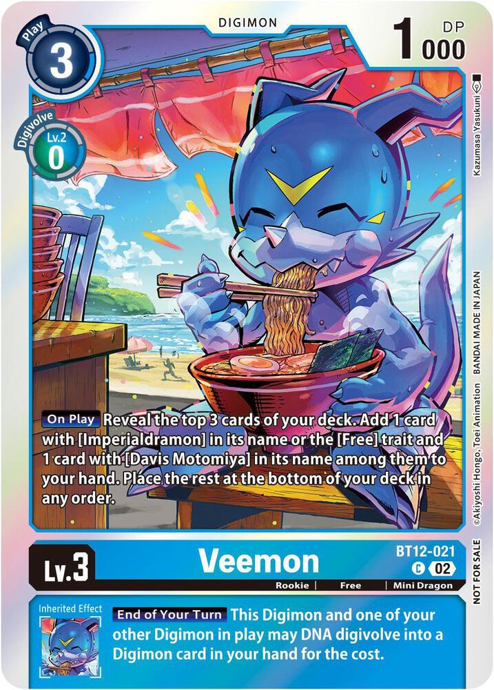 Veemon Gen Con 2023 digimon card