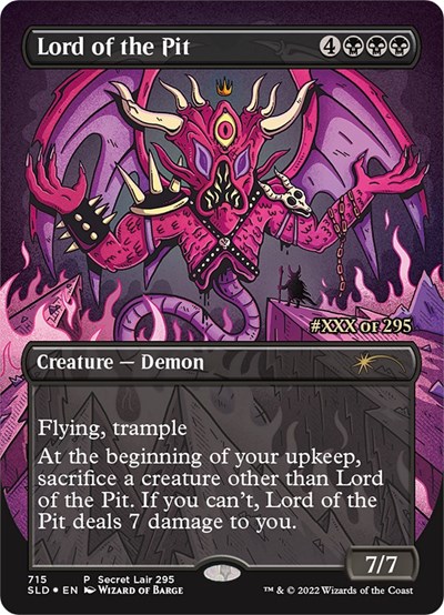 Lord of the Pit Serial Numbered