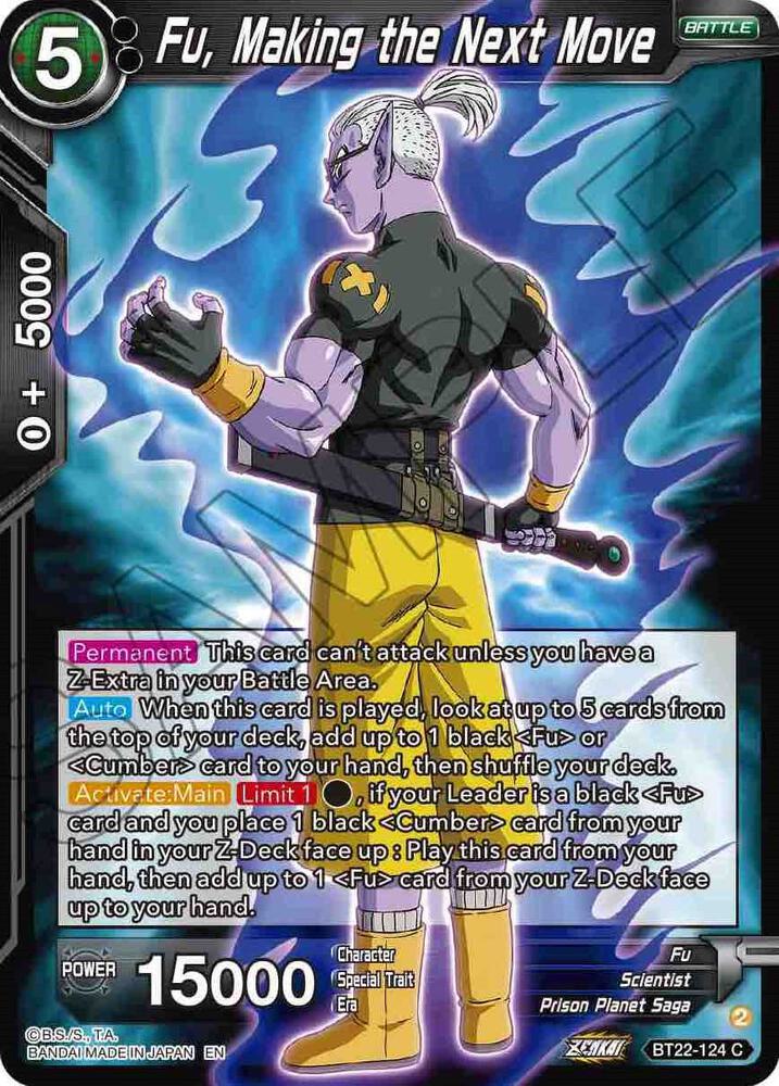 Fu, Making the Next Move - Critical Blow - Dragon Ball Super