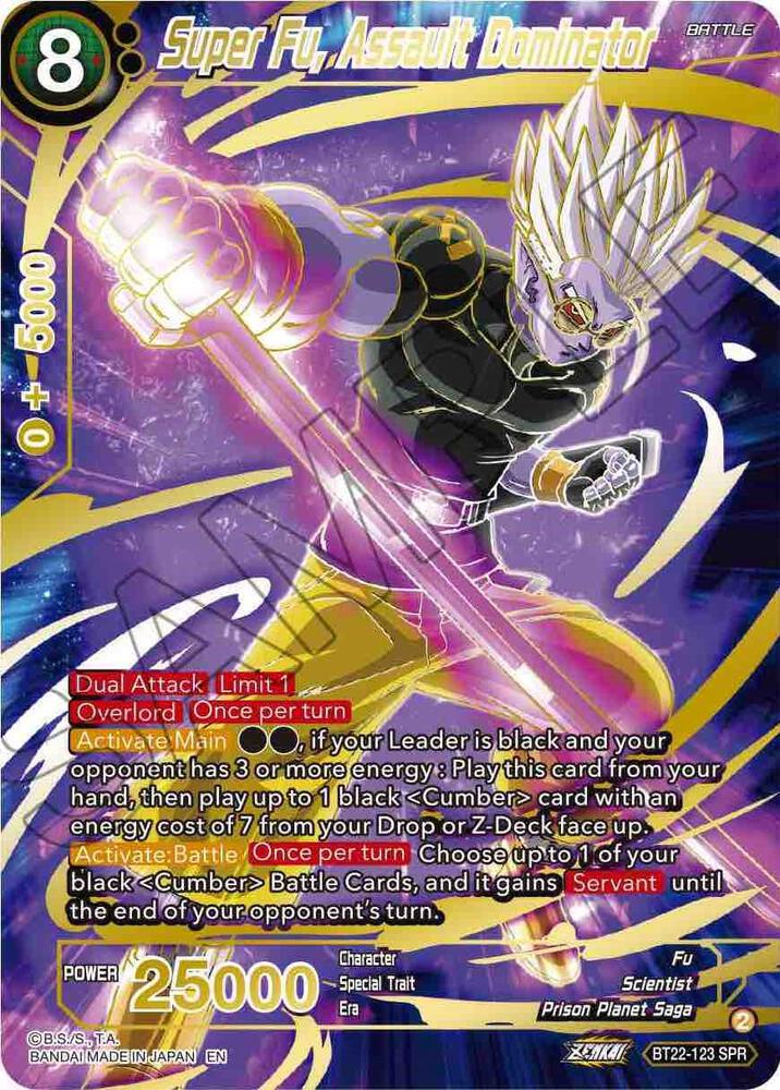 Super Fu, Assault Dominator (SPR) - Critical Blow - Dragon Ball