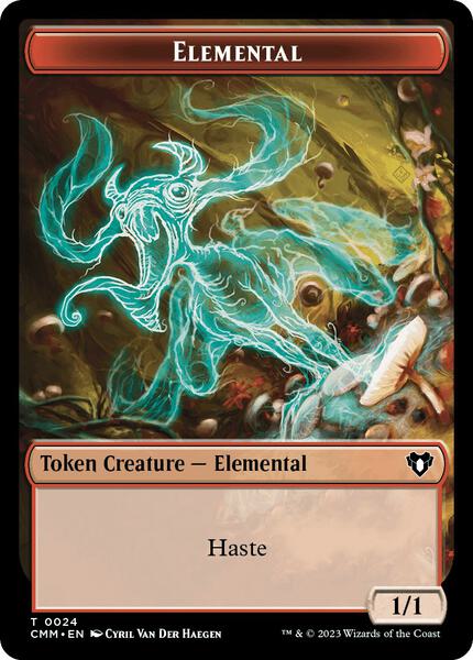 mtg cards that make elemental tokens Token (37) [Commander Masters Tokens] This creatures power and toughness are equal to the number of creatures you control. Rules Text: 3/1, elemental, token,