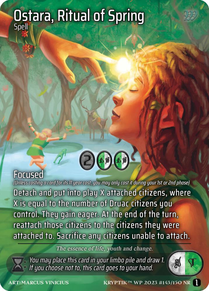 Ostara, Ritual of Spring (Cosmo Foil) - Wicked Prophecy [Wave 1 ...