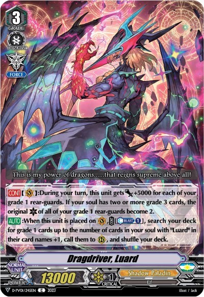 Dragdriver, Luard