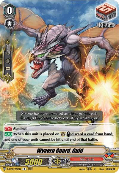 Wyvern Guard, Guld