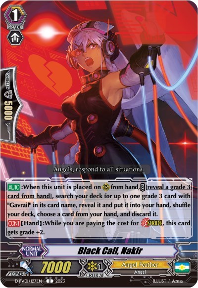 Black Call, Nakir