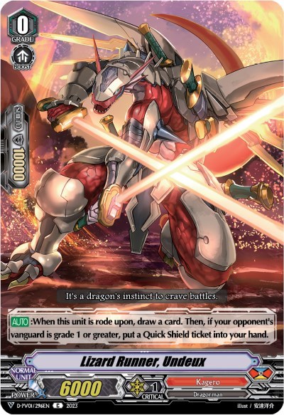Lizard Runner, Undeux