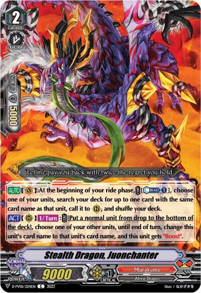 Stealth Dragon, Juonchanter