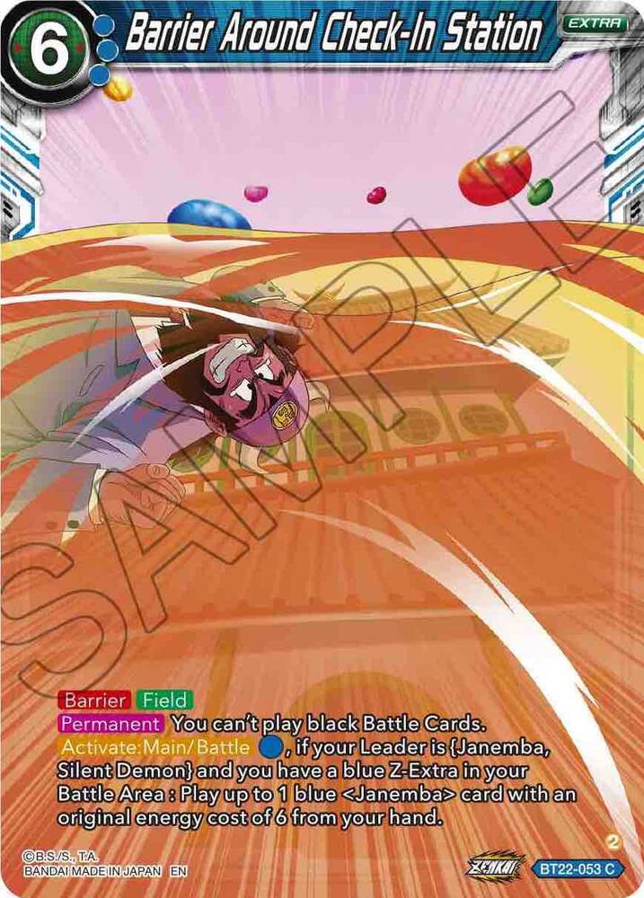 Barrier Around Check-In Station #BT22-053 — Critical Blow