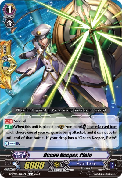 Ocean Keeper, Plato