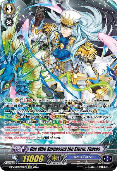 One Who Surpasses the Storm, Thavas (SP)