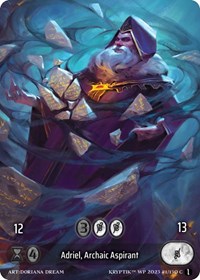 Adriel, Archaic Aspirant (Box Topper) (Glass Foil)