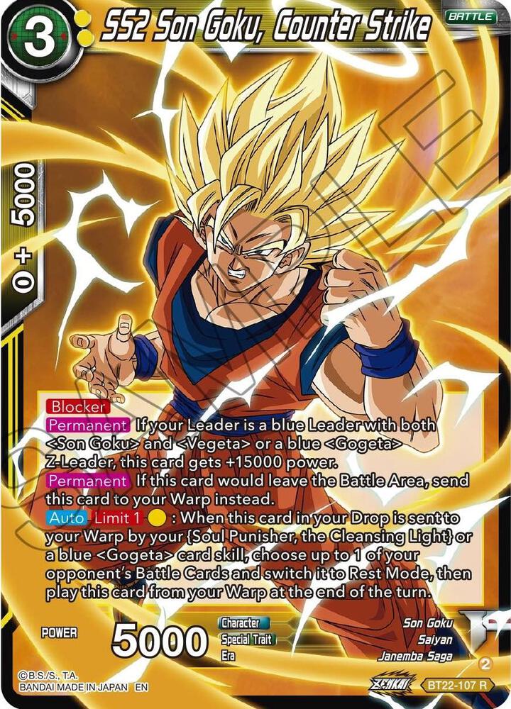 SS2 Son Goku, Counter Strike - Critical Blow - Dragon Ball Super