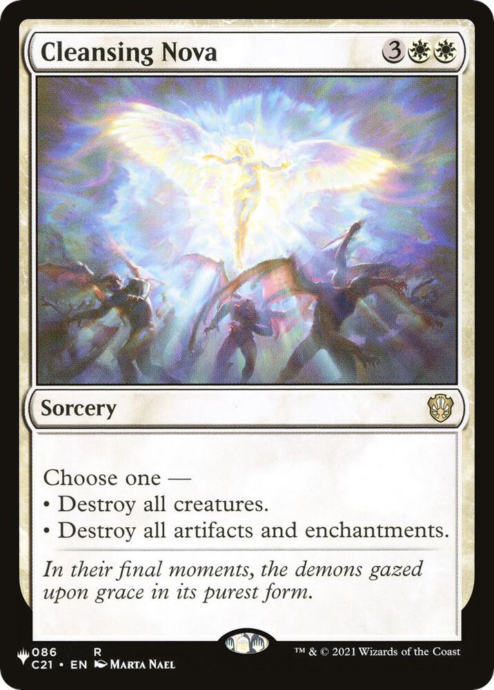 Cleansing Nova #C21-86 — The List