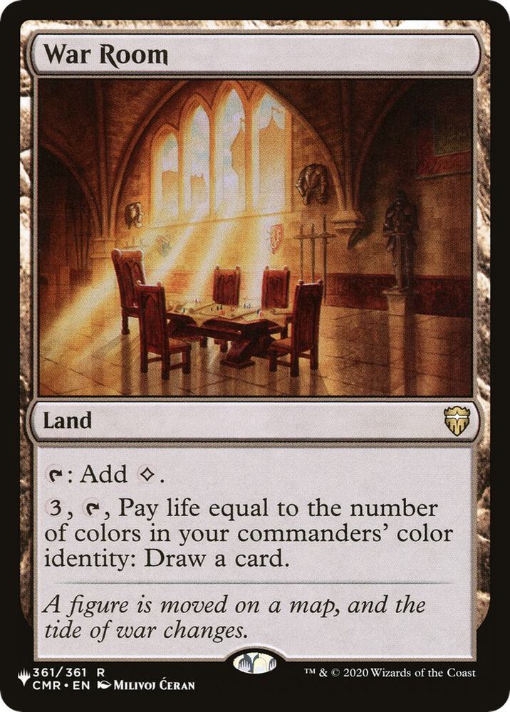 War Room (CMR) 361 card