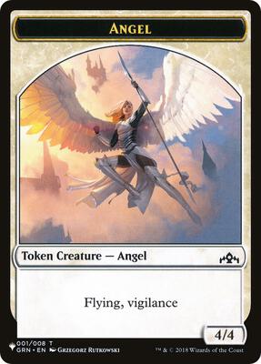 Angel // Warrior Double-Sided Token 1 // 17 – The List Reprints (Token)