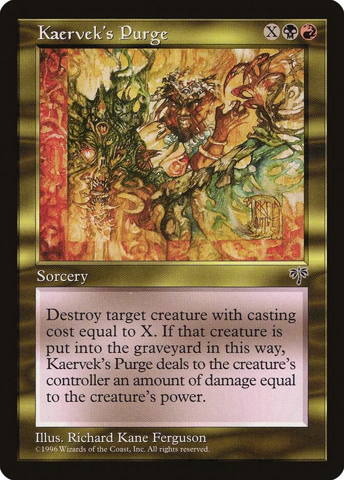 Kaervek's Purge - Mirage - Magic: The Gathering - TCGplayer.com