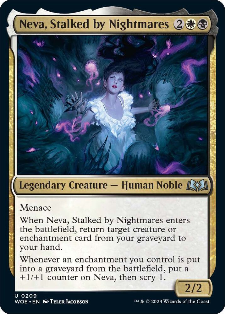 Neva, Stalked by Nightmares - Wilds of Eldraine - Magic: The