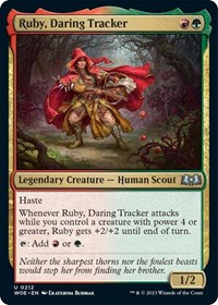 Ruby, Daring Tracker (Wilds of Eldraine)