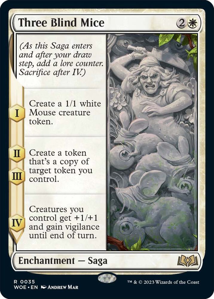 Three Blind Mice 35 card