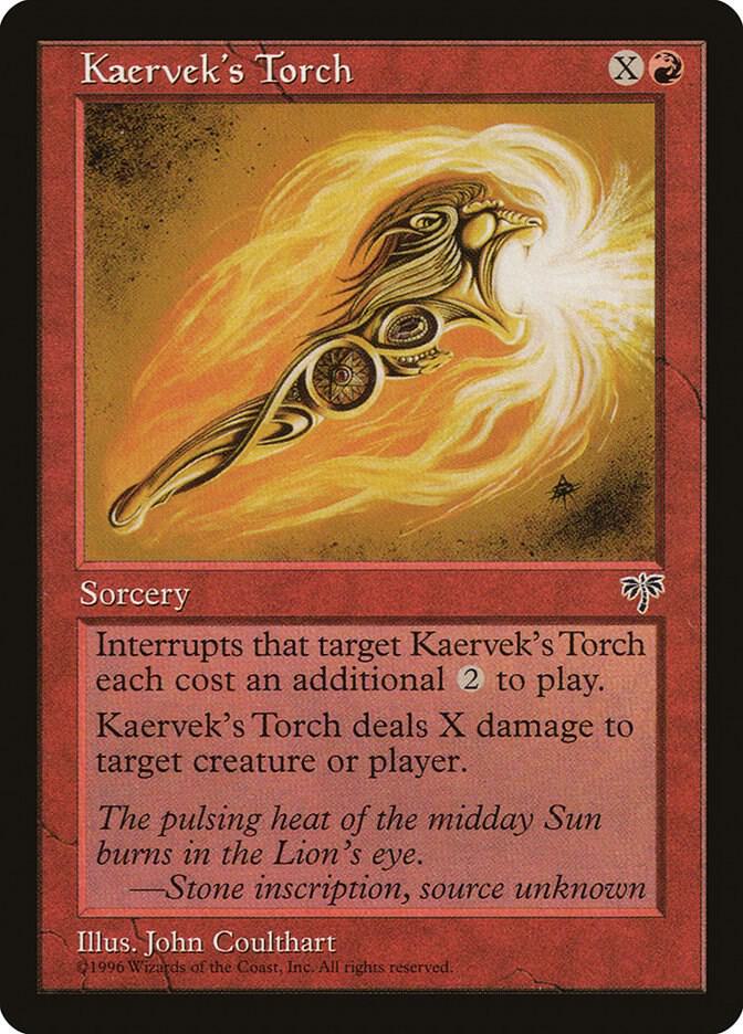 Kaervek's Torch - Mirage - Magic: The Gathering - TCGplayer.com