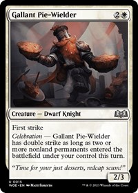 Gallant Pie-Wielder - Wilds of Eldraine - Magic: The Gathering card