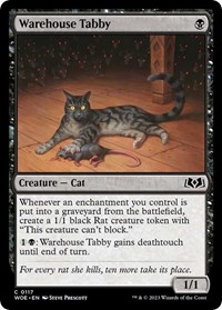 Warehouse Tabby - Wilds of Eldraine - Magic: The Gathering card