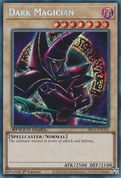 Dark Magician (G) (Secret Rare) - Speed Duel: Streets of